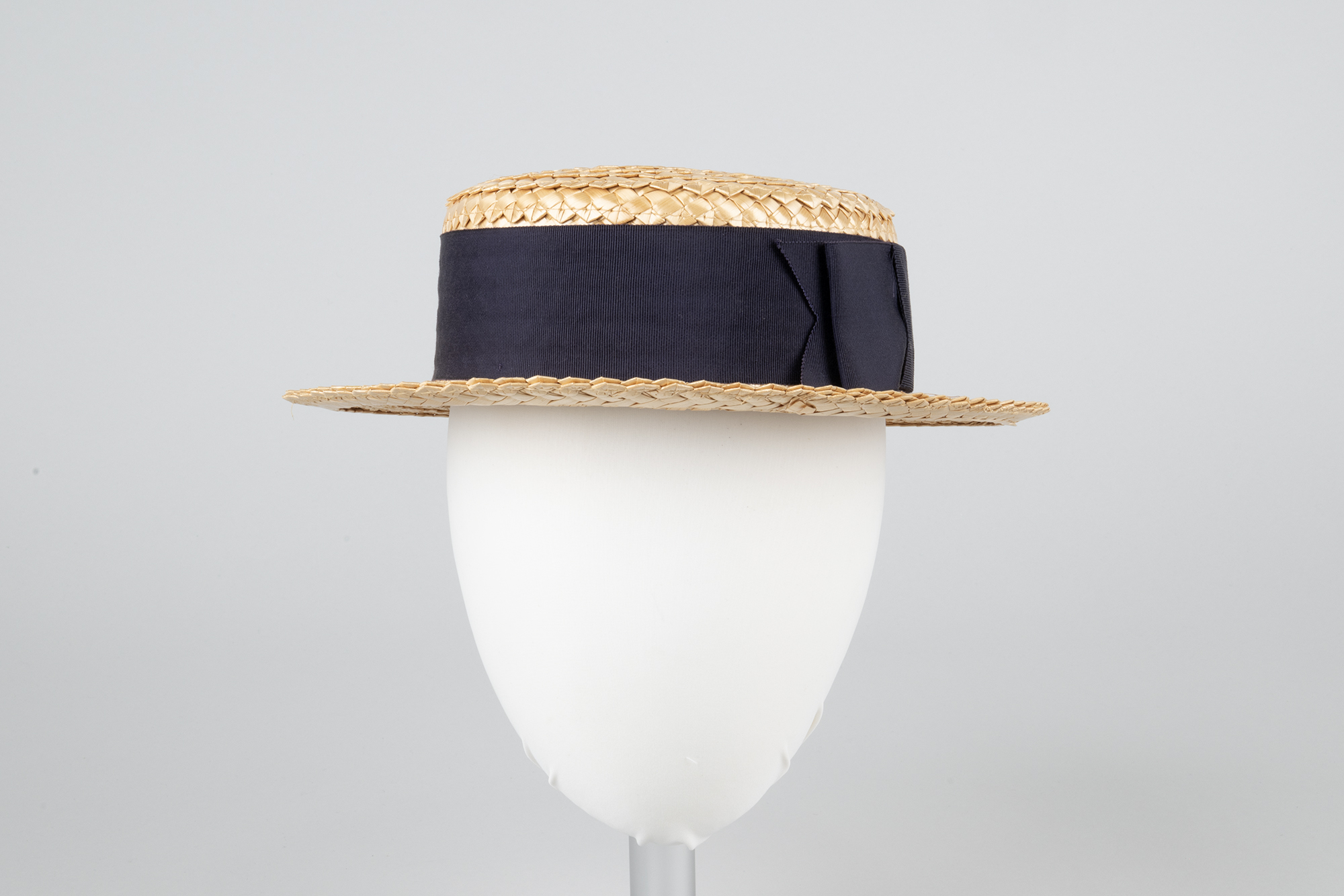 Image of Woman's straw boater, ca. 1894